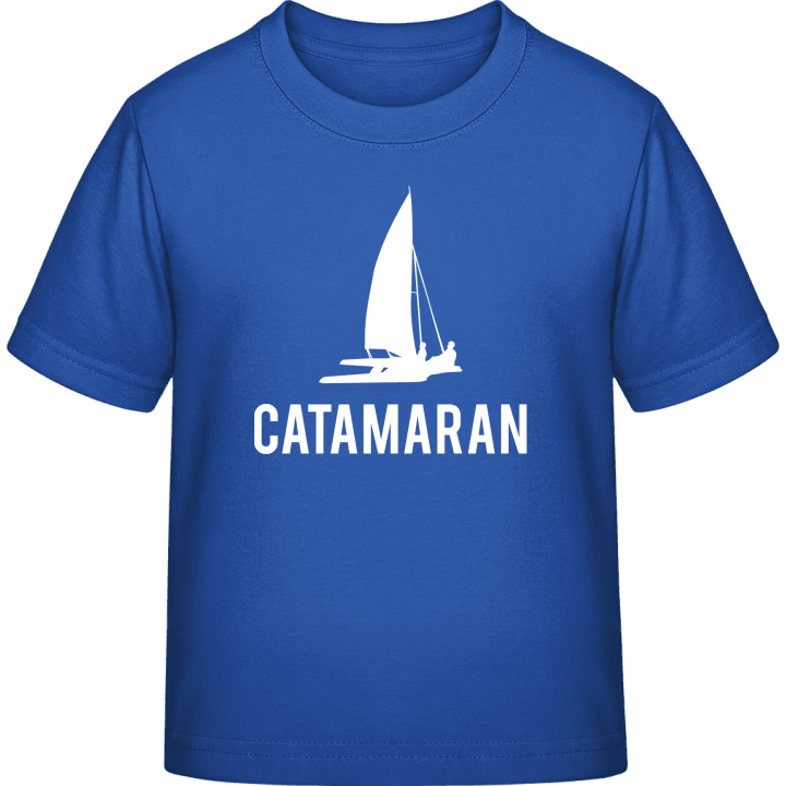 Catamaran T-skjorte for barn contain pic
