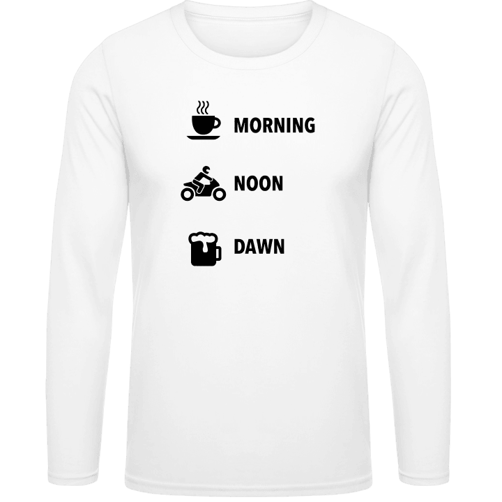 Coffee Motorcycle Beer Shirt met lange mouwen 0 image