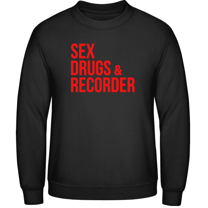 Sex Drugs Recorder Sudadera contain pic
