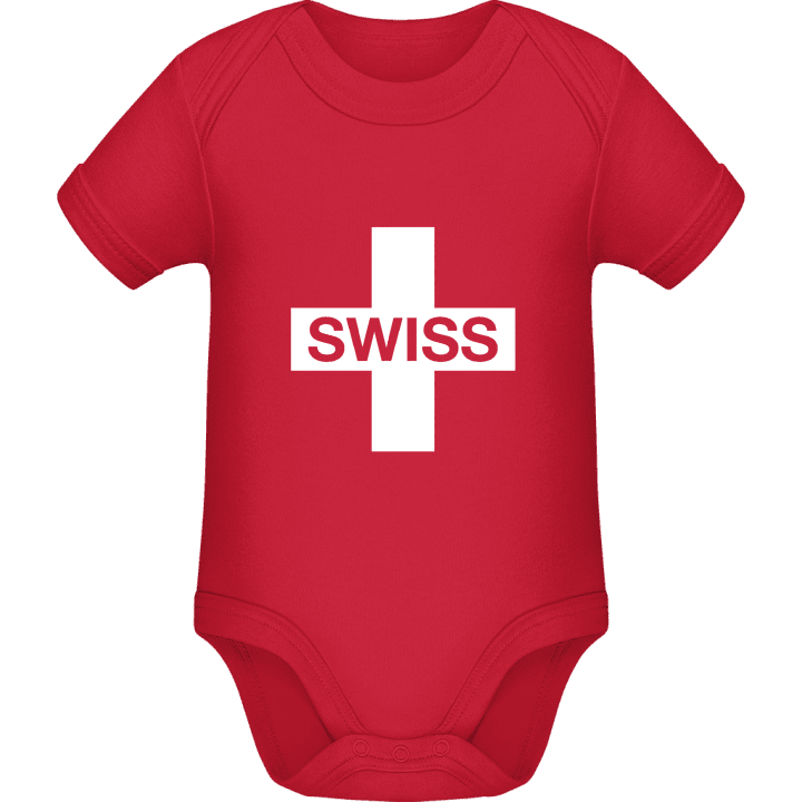 Schweizer Flagge Baby Strampler contain pic