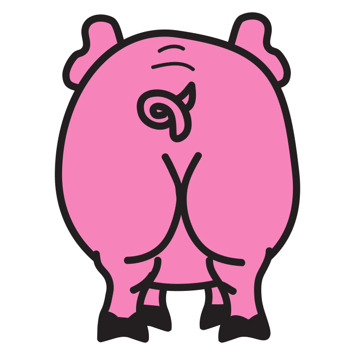Pig Butt T-shirt för kvinnor 0 image
