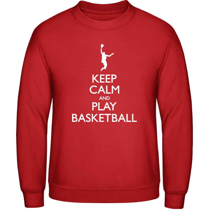 Keep Calm and Play Basketball Sudadera contain pic