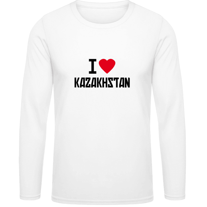 I Love Kazakhstan Camicia a maniche lunghe contain pic