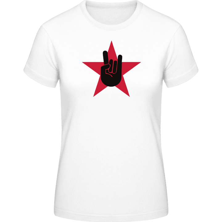 Rock Star Hand Vrouwen T-shirt contain pic