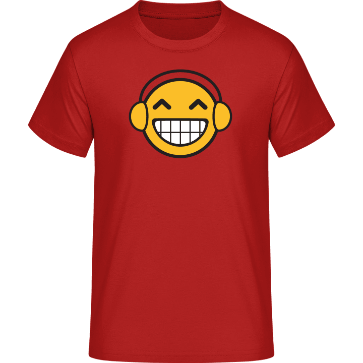 Headphones Smiley T-Shirt 0 image