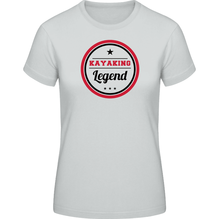 Kayaking Legend T-skjorte for kvinner contain pic
