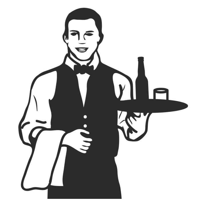 Waiter Silhouette Long Sleeve Shirt 0 image