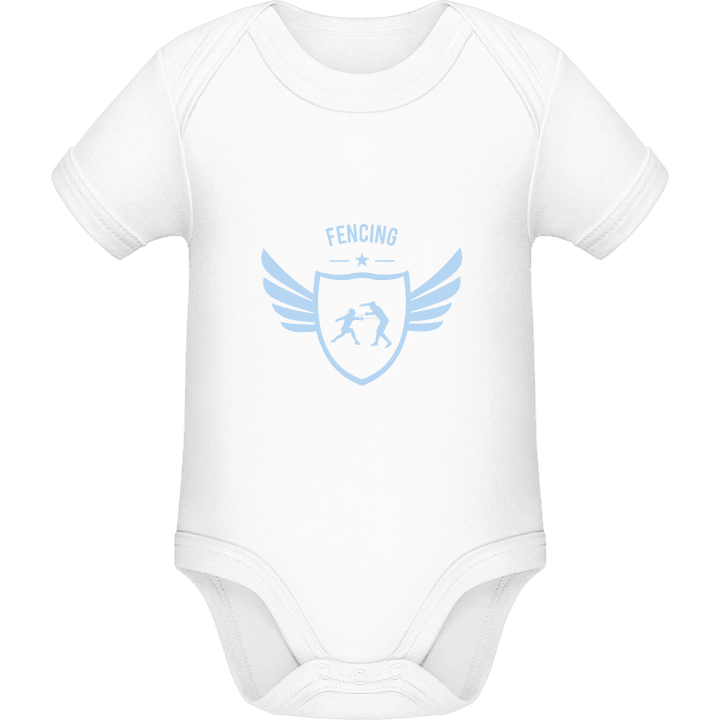 Fencing Winged Baby romper kostym contain pic