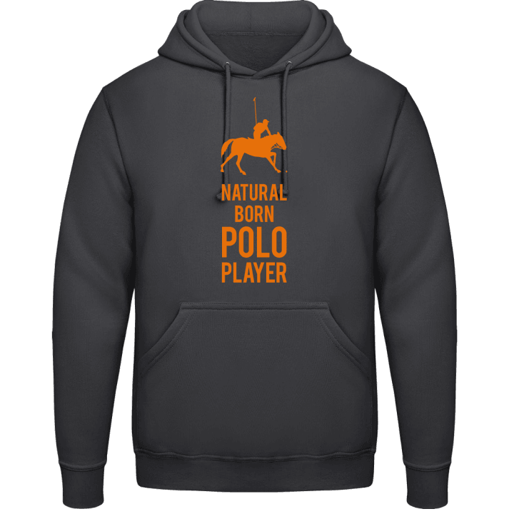 Natural Born Polo Player Felpa con cappuccio contain pic