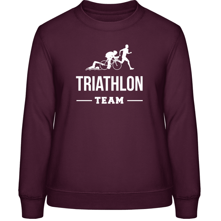 Triathlon Team Frauen Sweatshirt contain pic