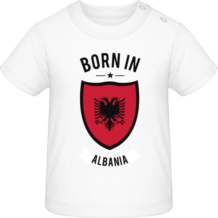Born in Albania T-shirt för bebisar 0 image