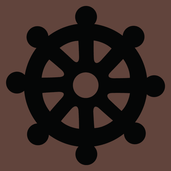 simbolo di buddismo Dharmachakra Borsa in tessuto 0 image