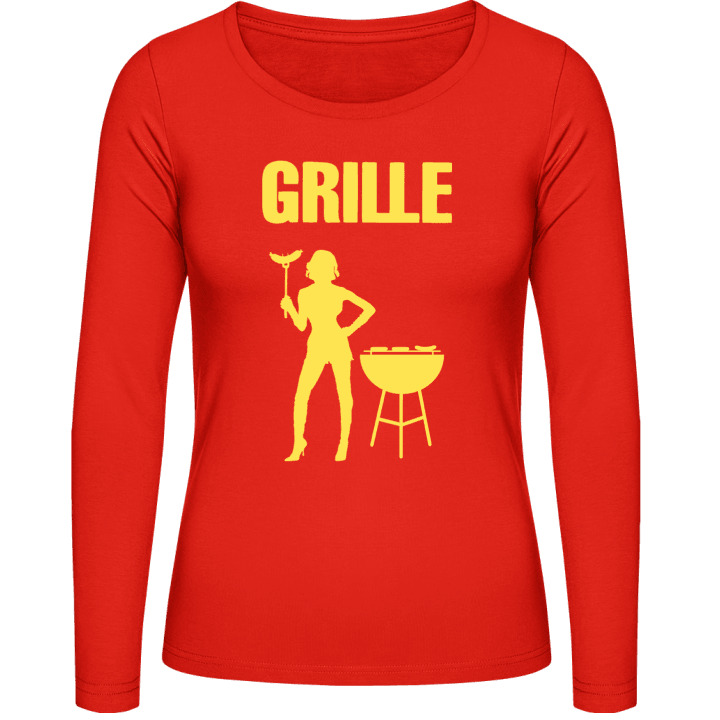 Grille Frauen Langarmshirt contain pic