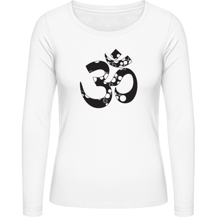 Om Symbol Camisa de manga larga para mujer contain pic