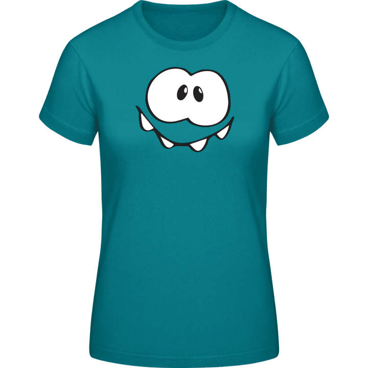 Cute Monster Face T-shirt til kvinder 0 image