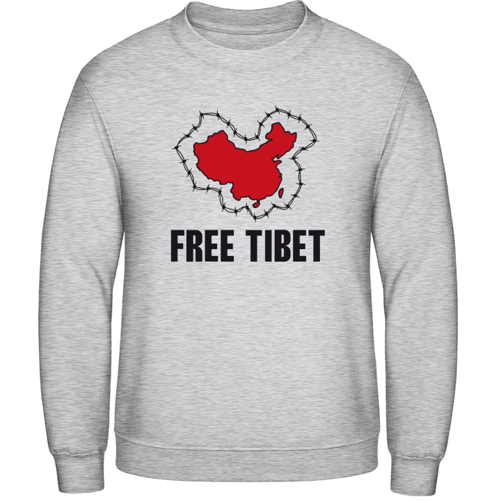Free Tibet Map Sudadera contain pic