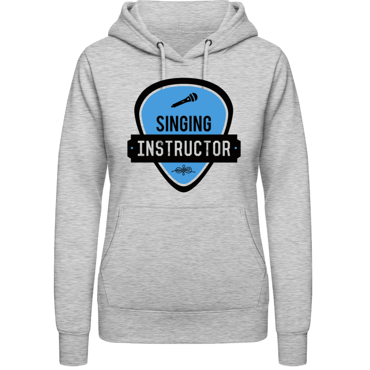 Singing Instructor Vrouwen Hoodie contain pic