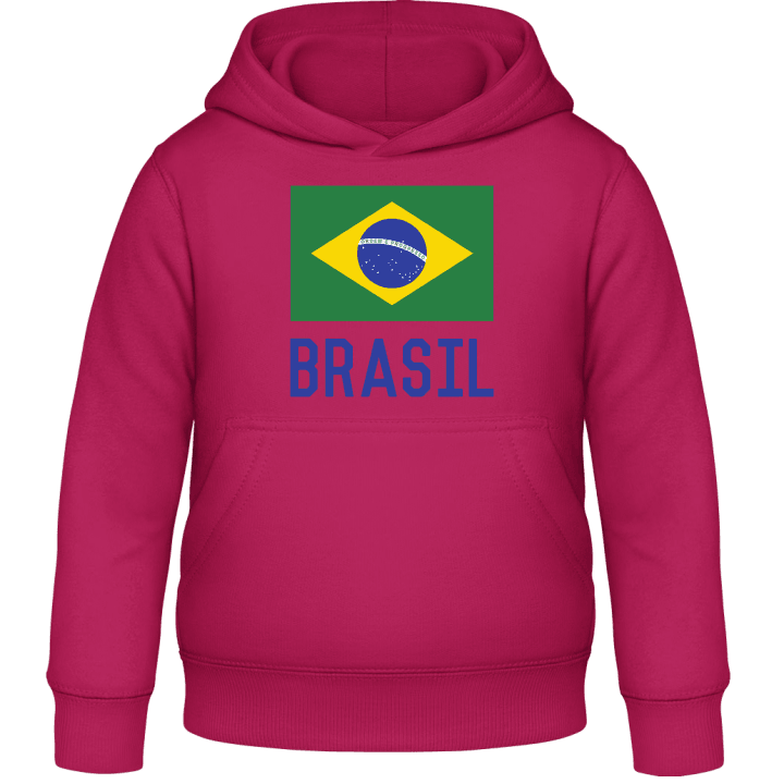Brasilian Flag Sweat à capuche pour enfants contain pic