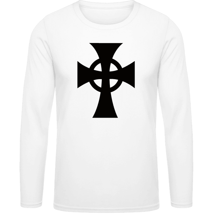 Celtic Irish Cross Camicia a maniche lunghe contain pic
