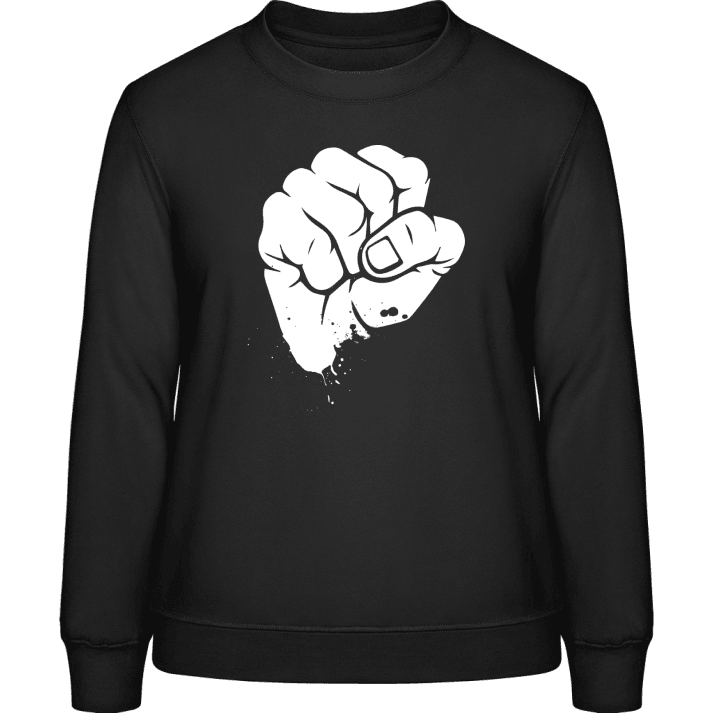 Fist Illustration Frauen Sweatshirt contain pic