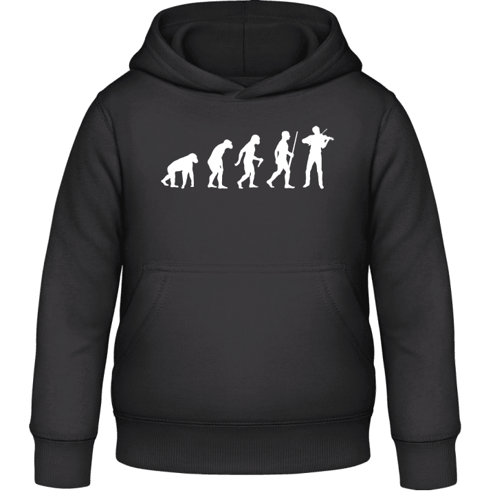 Violinist Evolution Kids Hoodie contain pic