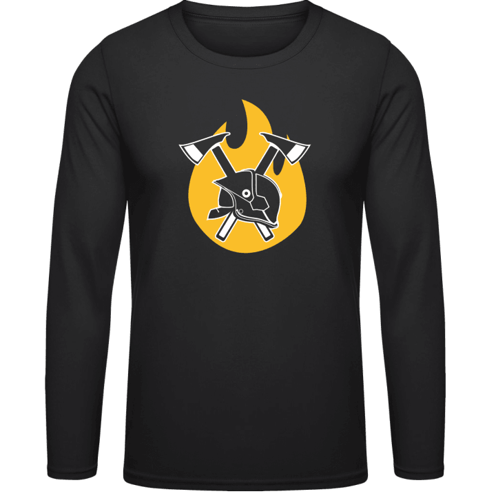 Firefighter Equipment Flame Long Sleeve Shirt contain pic
