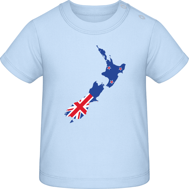 New Zealand Map T-shirt för bebisar contain pic