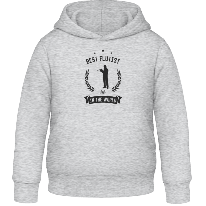 Best Flutist In The World Kids Hoodie contain pic