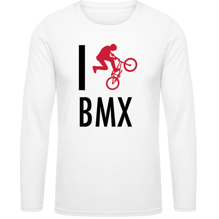 I Love BMX Långärmad skjorta contain pic