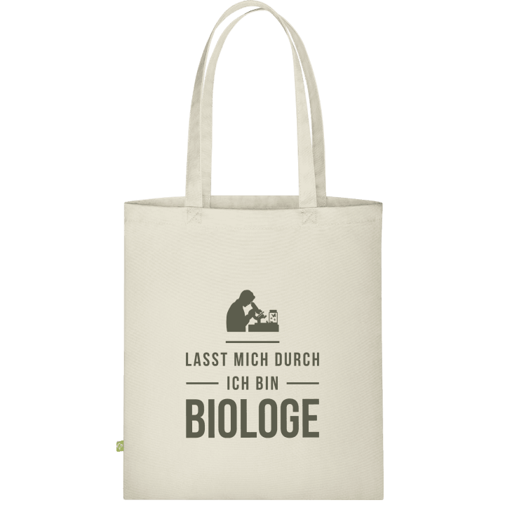 Lasst mich durch ich bin Biologe Stofftasche contain pic