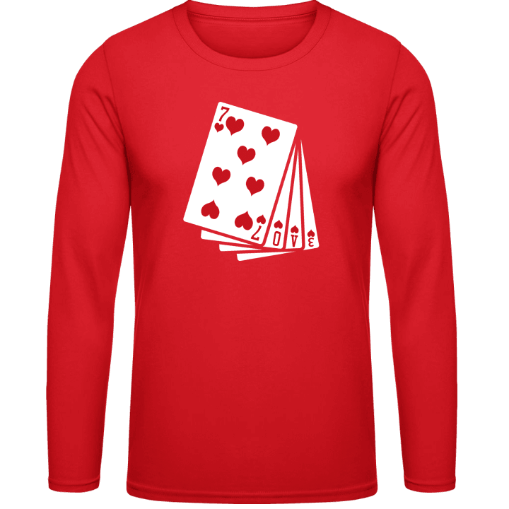 Love Cards T-shirt à manches longues contain pic