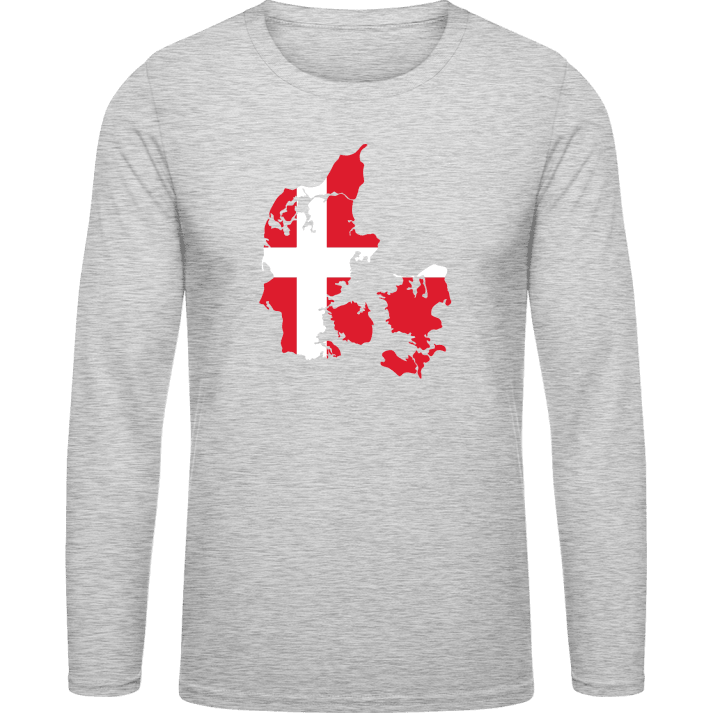 Denemarken Kaart Shirt met lange mouwen contain pic