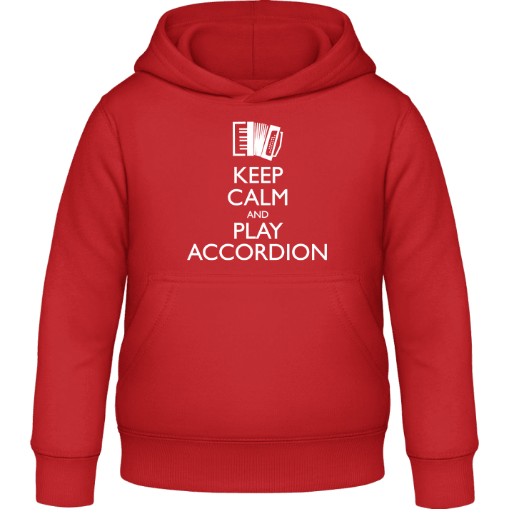 Keep Calm And Play Accordion Kinder Kapuzenpulli contain pic