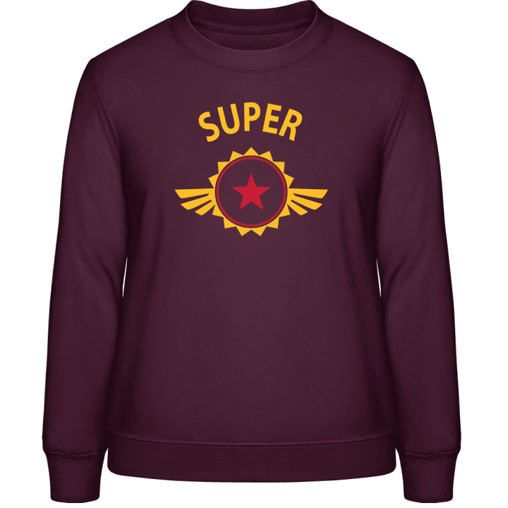 Super + YOUR TEXT Frauen Sweatshirt 0 image