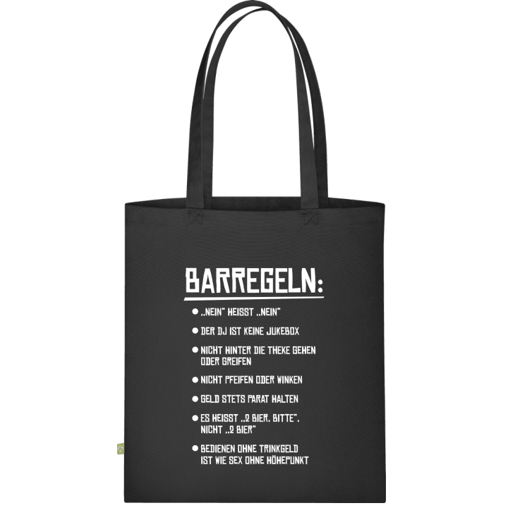Barregeln Stoffpose contain pic