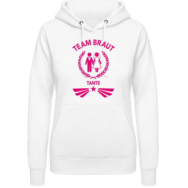 Team Braut Tante Vrouwen Hoodie contain pic