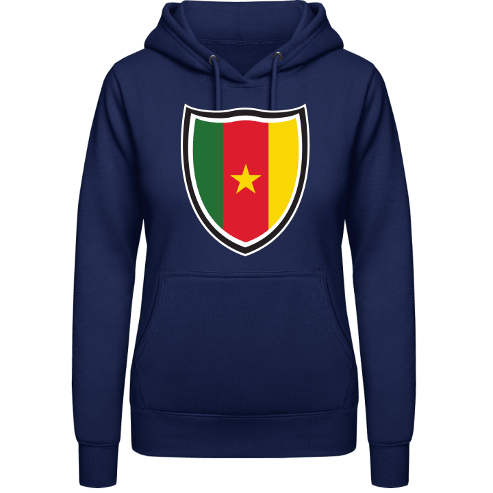 Cameroon Shield Flag Felpa con cappuccio da donna contain pic