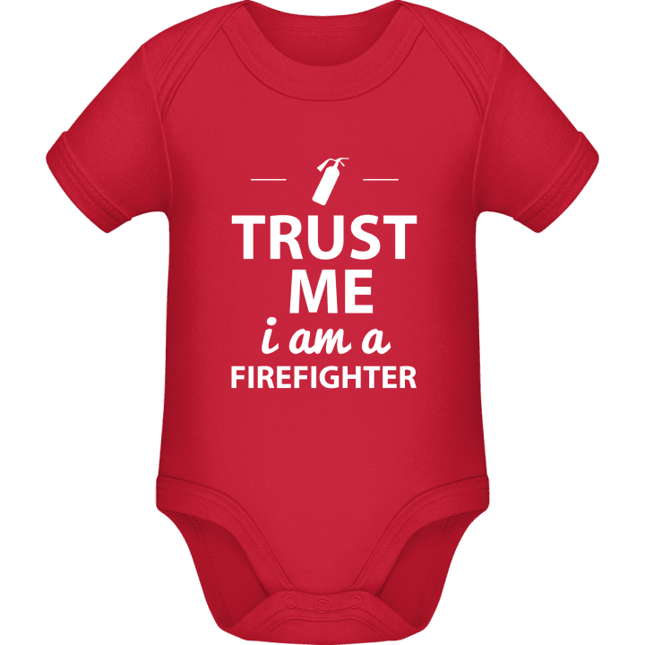 Trust Me I´m A Firefighter Baby romperdress contain pic