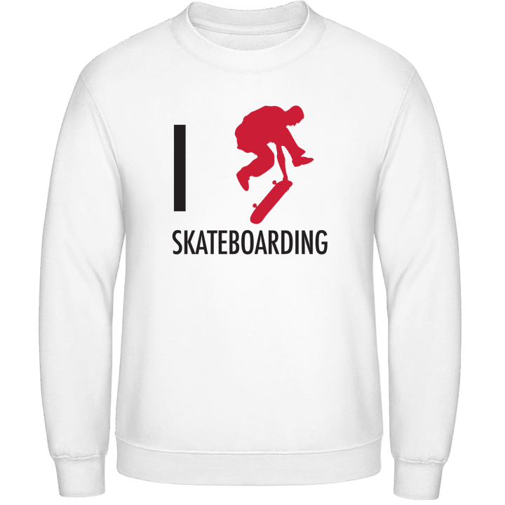 I Love Skateboarding Sweatshirt contain pic
