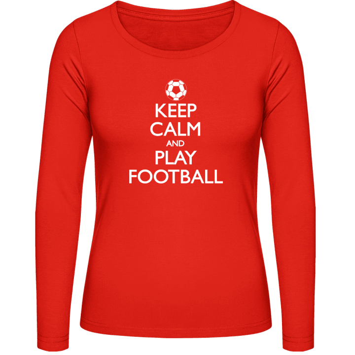 Play Football T-shirt à manches longues pour femmes contain pic