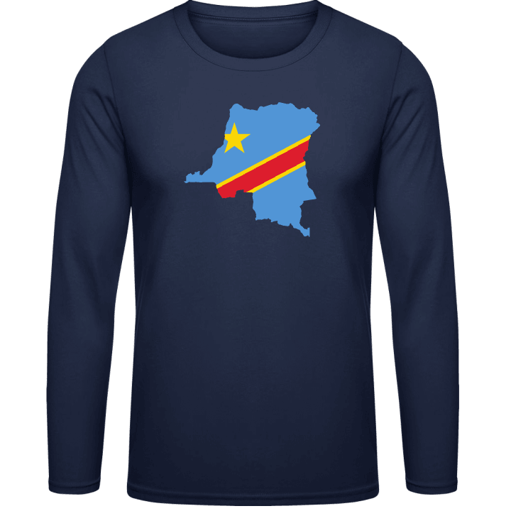 Kongo Map Langermet skjorte contain pic