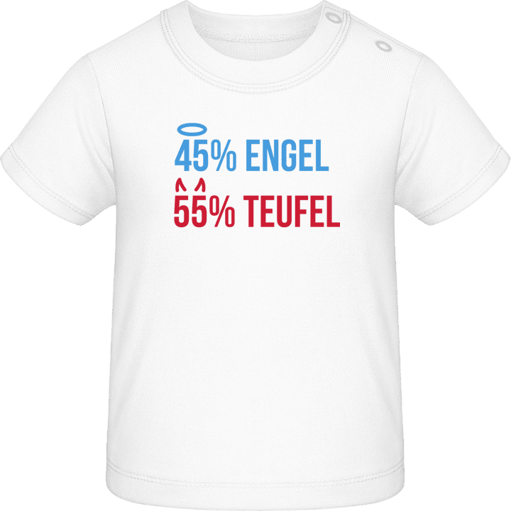 45% Engel 55% Teufel Baby T-Shirt contain pic