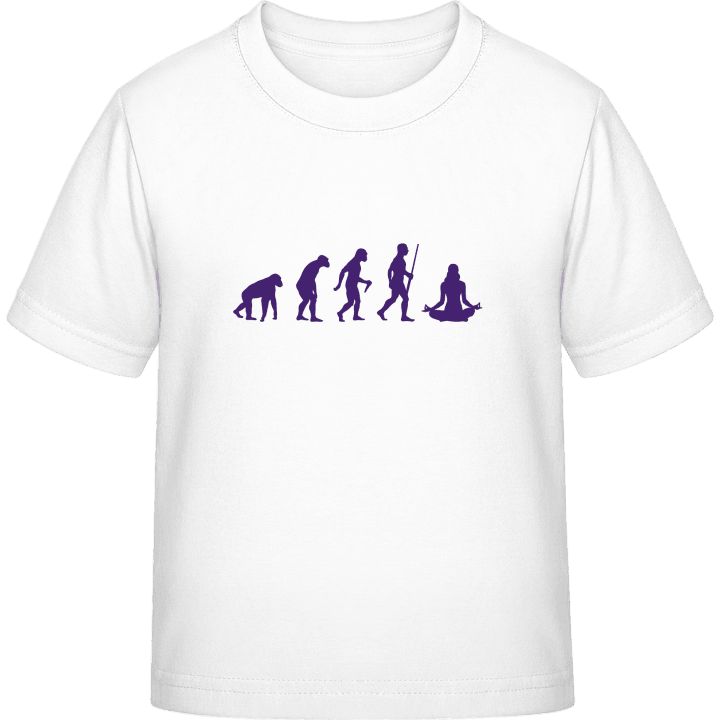 The Evolution of Yoga T-shirt för barn contain pic