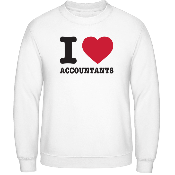 I Love Accountants Sweatshirt contain pic