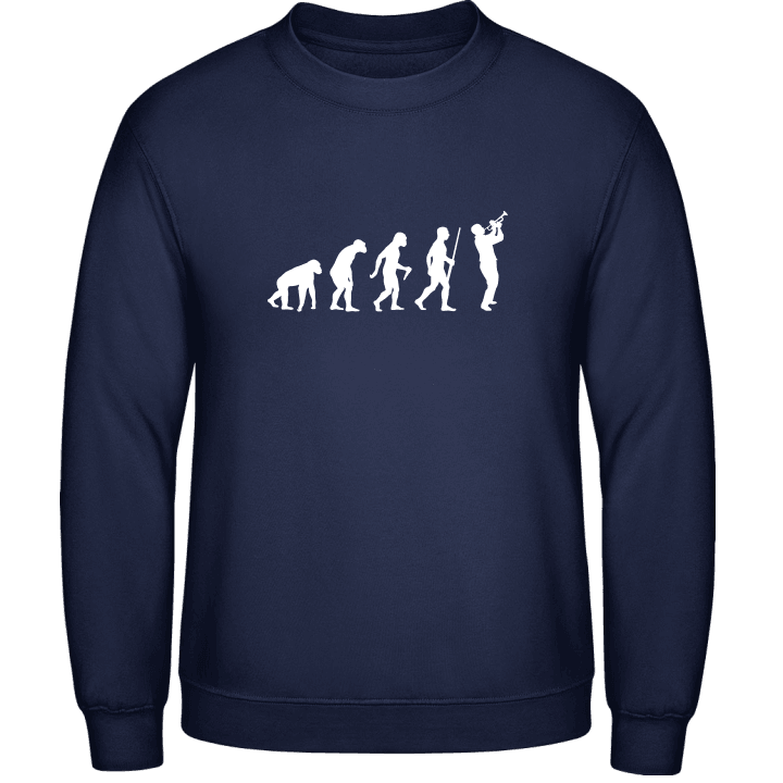 Trumpet Player Evolution Sweatshirt contain pic