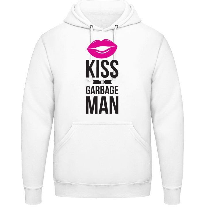 Kiss The Garbage Man Felpa con cappuccio contain pic