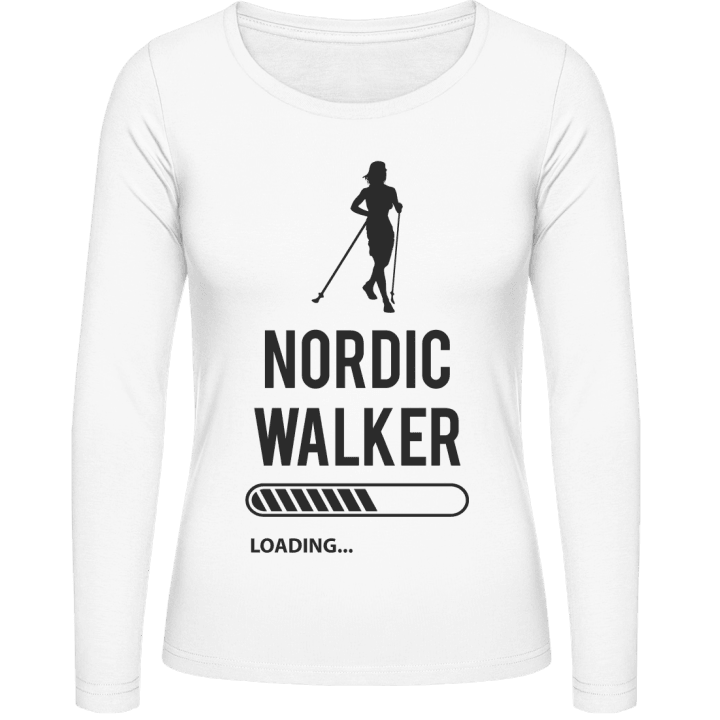 Nordic Walker Loading Women long Sleeve Shirt contain pic