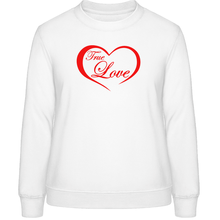 True Love Heart Frauen Sweatshirt contain pic