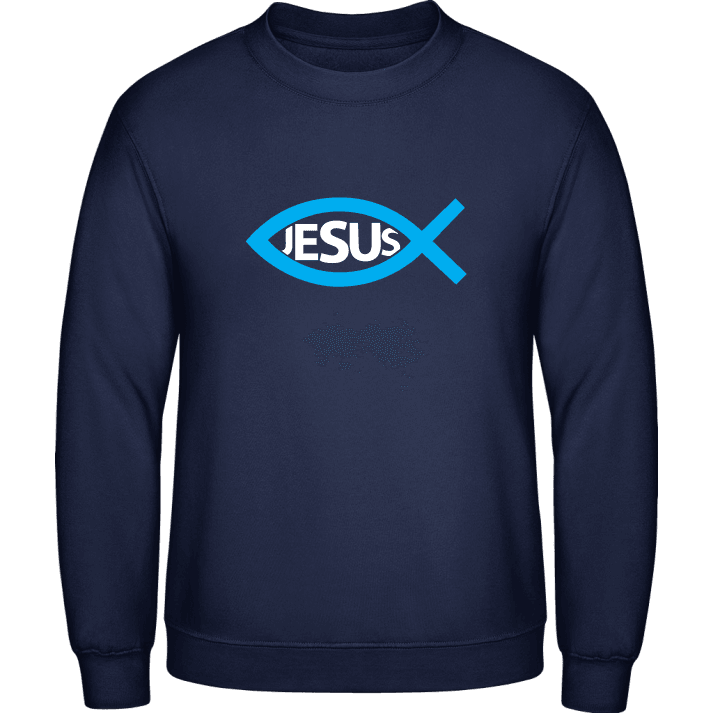 Jesus Ichthys Fish Sweatshirt 0 image