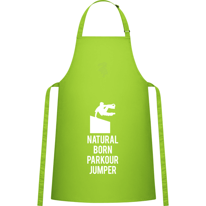 Natural Born Parkour Jumper Delantal de cocina contain pic